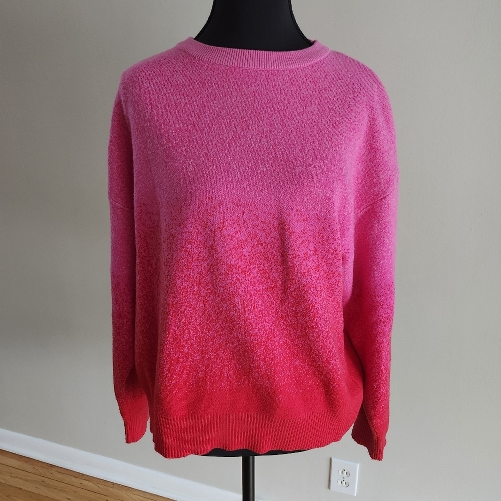 Sugarlips Ombre Pink and Red Women's Sweater
